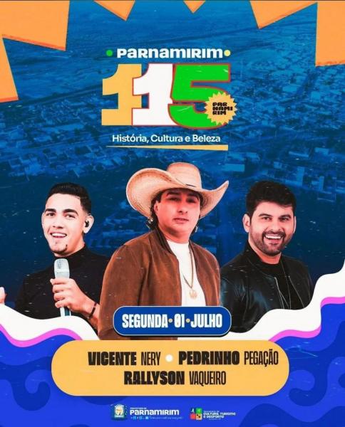 Pedrinho Pegação, Vicente Nery e Rallyson Vaqueiro