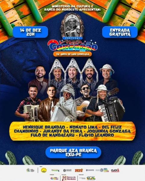 Henrique Brandão, Nonato Lima, Del Feliz, Chambinho, Jurandy da Feira, Joquinho Gonzaga, Fulô de Mandacaru e Flávio Leandro - Festival Viva Gonzagão