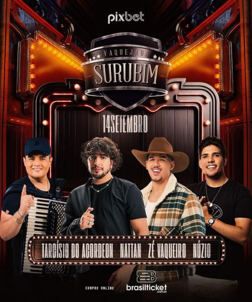 Tarcísio do Acordeon, Nattan, Zé Vaqueiro e Núzio