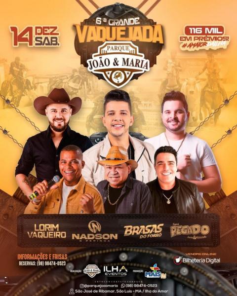 Brasas do Forró, Nadson O Ferinha, Lorim Vaqueiro e Forró Pegado - 6ª Vaquejada Parque João & Maria 2024