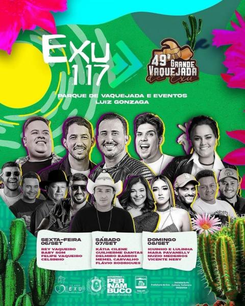 Iguinho & Lulinha, Mara Pavanelly, Núzio Medeiros e Vicente Nery - 49ª Grande Vaquejada de Exu