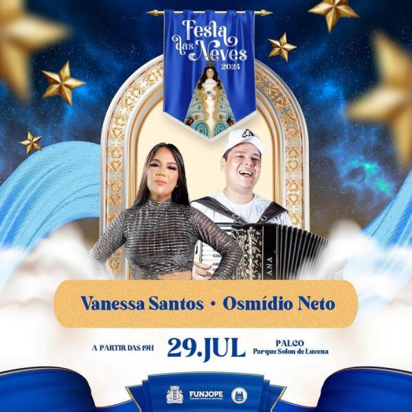 Vanessa Santos e Osmídio Neto - Festa das Neves 2024