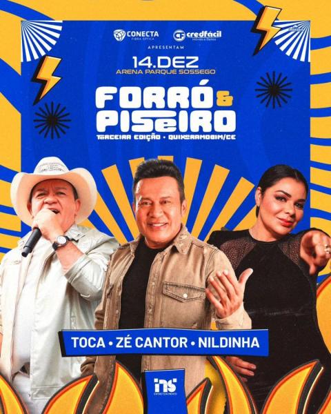 Toca do Vale, Zé Cantor e Nildinha - 3º Forró & Piseiro 2024
