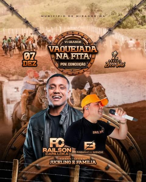 Railson Capa Loka e Fabiano & Banda - VI Grande Vaquejada na Fita