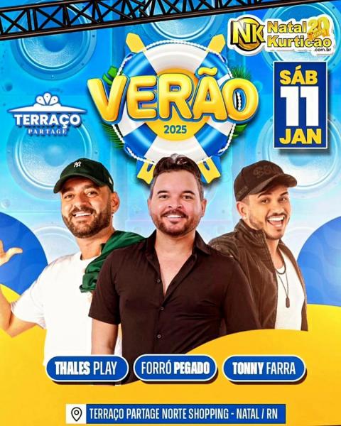 Forró Pegado, Thales Play e Tonny Farra - Verão 2025