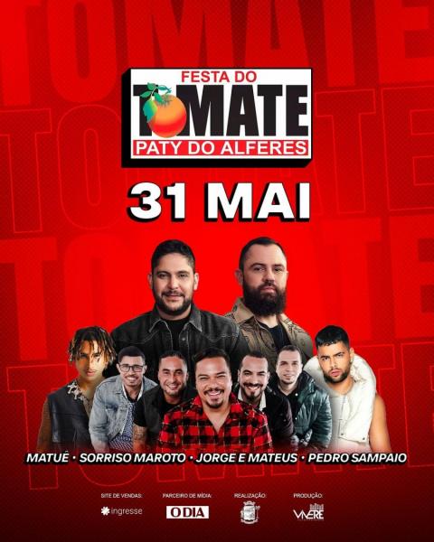 Jorge & Mateus, Matuê, Sorriso Maroto e Pedro Sampaio - Festa do Tomate