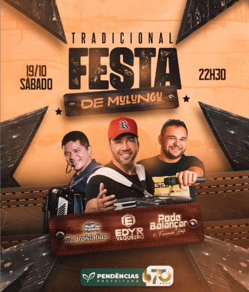 Edyr Vaqueiro, Pedro Matias e Pode Balançar - Festa de Mulungu