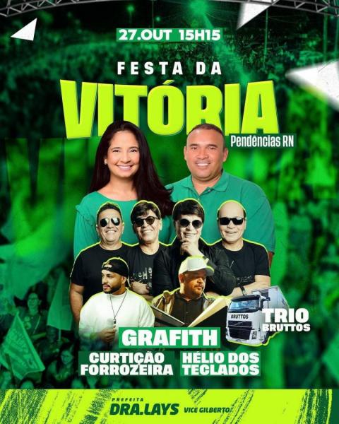 Grafith, Curtição Forrozeira e Hélio dos Teclados - Festa da Vitória