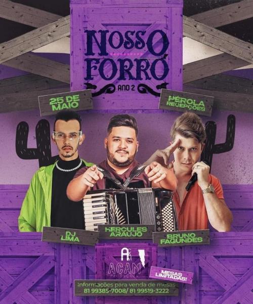 Hércules Araújo, Bruno Fagundes e Dj Lima - Nosso Forró Ano 2