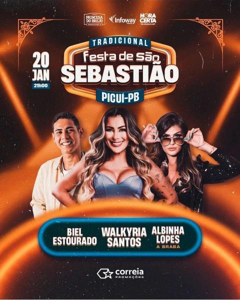 Biel Estourado, Walkyria Santos e Albinha Lopes