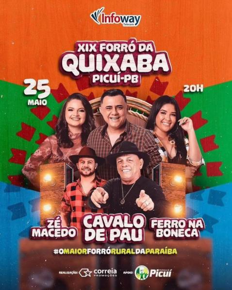 Cavalo de Pau, Zé Macedo e Ferro na Boneca - XIX Forró da Quixaba