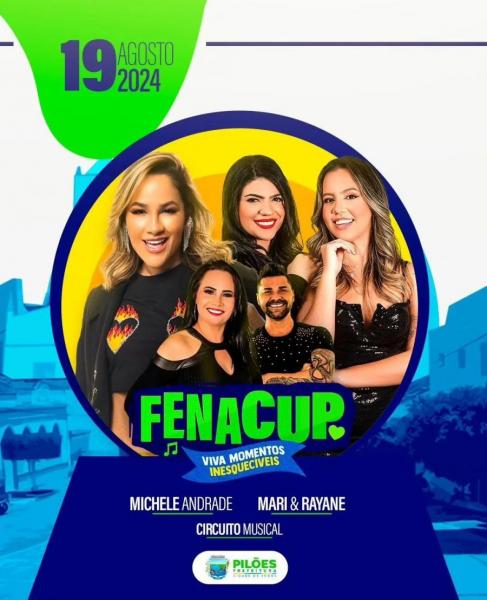 Michele Andrade, Mari & Rayane e Circuito Musical - FENACUP