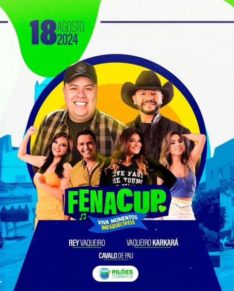 Rey Vaqueiro, Vaqueiro Karkará e Cavalo de Pau - FENACUP