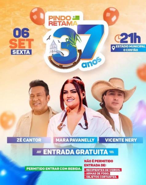 Zé Cantor, Mara Pavanelly e Vicente Nery