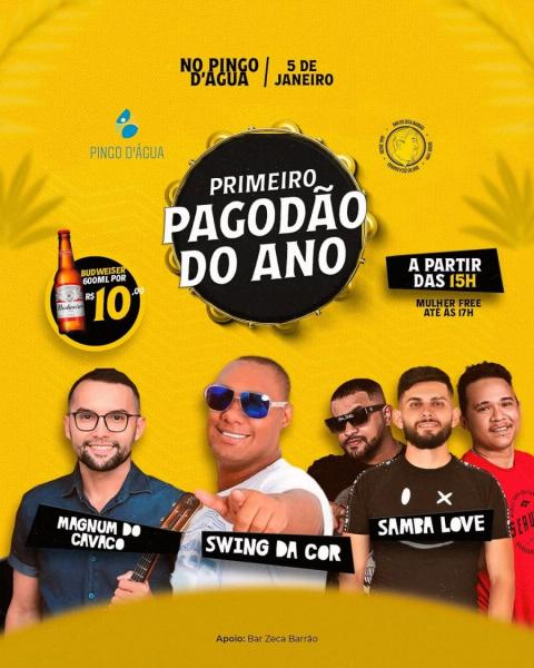 Swing da Cor, Magnum do Cavaco e Samba Love