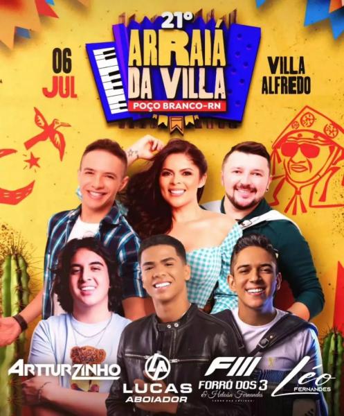 Forró dos 3, Artturzinho, Lucas Aboiador e Léo Fernandes - 21º Arraiá da Villa