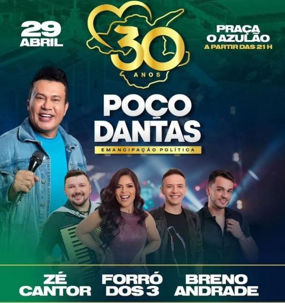 Zé Cantor, Forró dos 3 e Breno Andrade