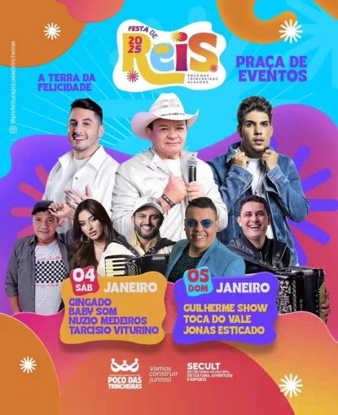 Gingado, Baby Som, Nuzio Medeiros e Tarcísio Viturino - Festa de Reis 2025