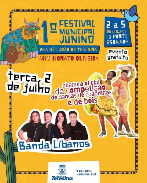 Banda Líbanos - 1 º Festival Municipal Junino