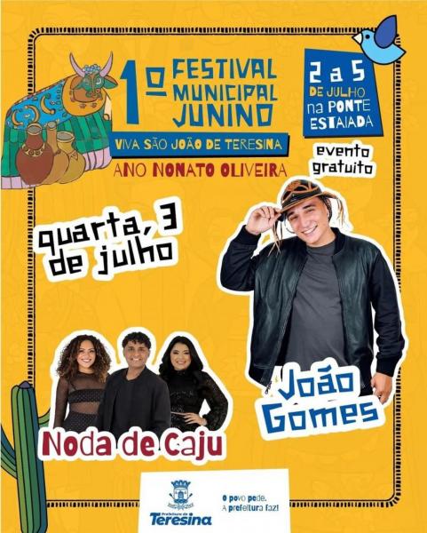 João Gomes e Noda de Caju - 1º Festival Municipal Junino