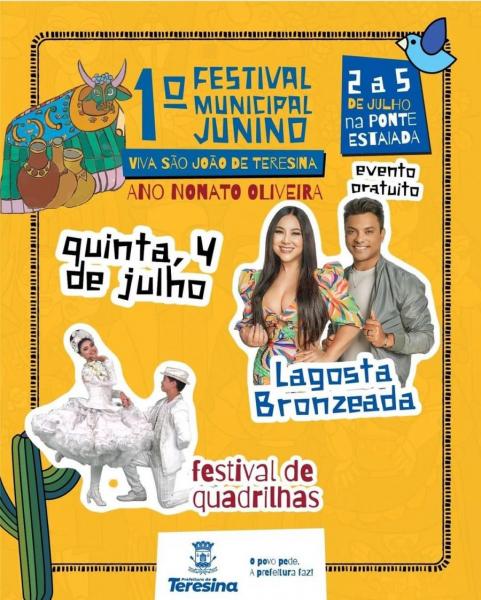Lagosta Bronzeada - 1º Festival Municipal Junino