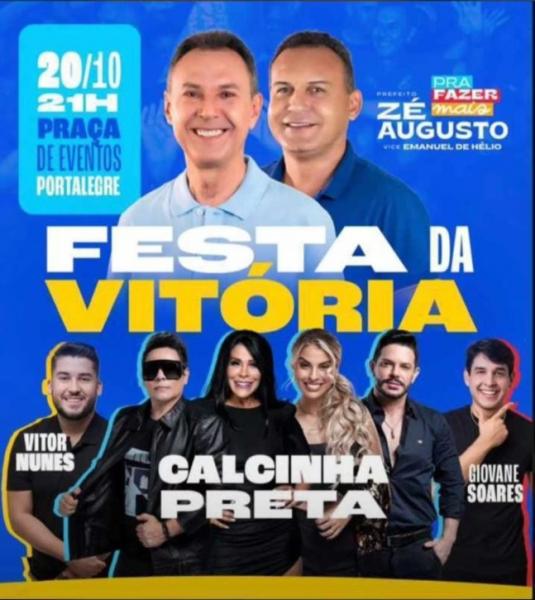Vitor Nunes, Calcinha Preta e Giovane Soares - Festa da Vitória