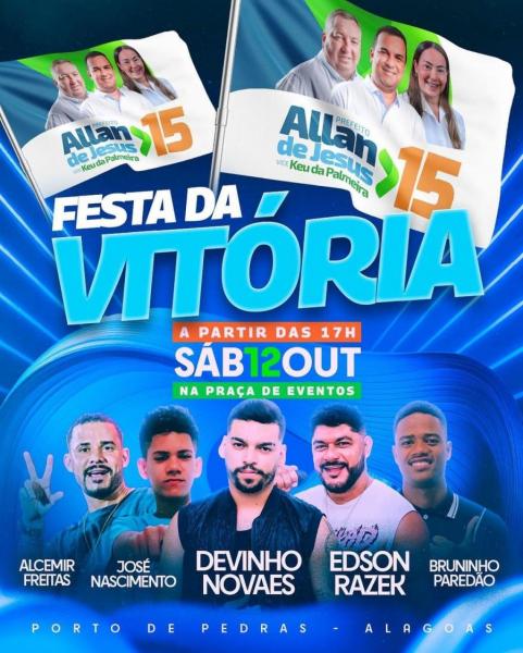 Devinho Novaes, Edson Razek, José Nascimento, Alcemir Freitas e Bruninho Paredão - Festa da Vitória