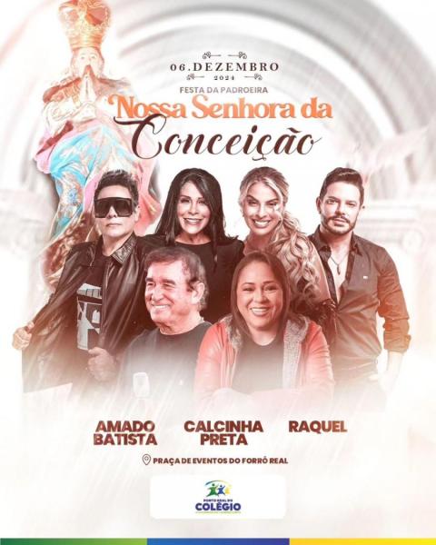 Amado Batista, Calcinha Preta e Raquel - Nossa Senhora da Conceição