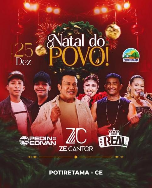 Zé Cantor, Pedin & Edivan e Forró Real - Natal do Povo 2024