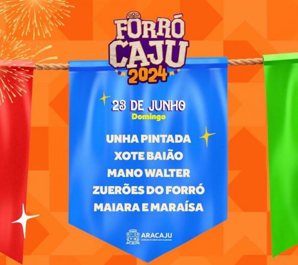 Unha Pintada, Xote Baião, Mano Walter, Zueirões do Forró e Maiara & Maraísa - Forró Caju