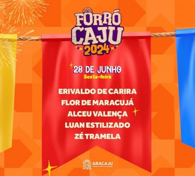 Erivaldo de CArira, Flor de Maracujá, Alceu Valença, Luan Estilizado e Zé Tramela - Forró Caju 2024