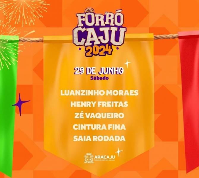 Luanzinho Moraes, Henry Freitas, Zé Vaqueiro, Cintura Fina e Saia Rodada - Forró Caju 2024