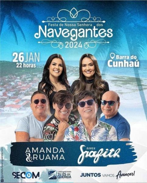 Amanda & Ruama e Banda Grafith - Festa de Nossa Senhora dos Navegantes