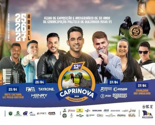 Tayrone, Henry Freitas e Fafa Santana - 12ª Caprinova