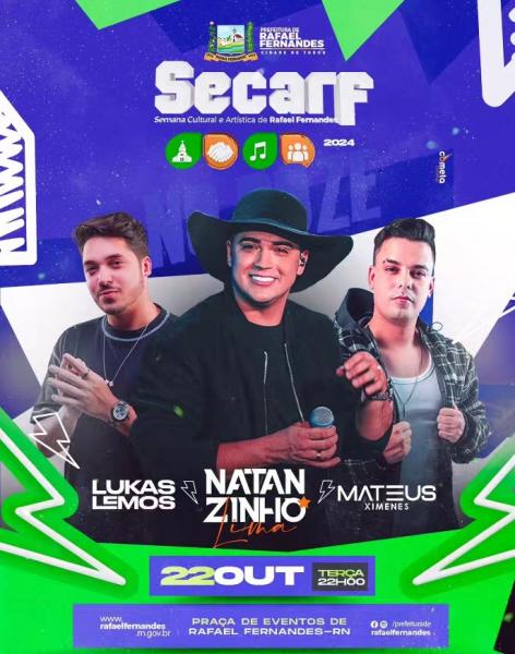 Lukas Lemos, Natanzinho Lima e Mateus Ximenes - SECARF 2024