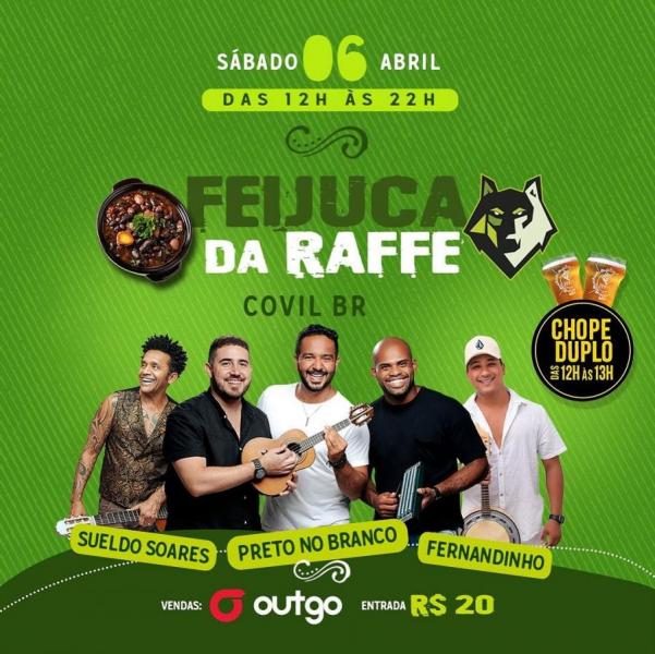 Sueldo Soares, Preto no Branco e Fernandinho - Feijuca da Raffe