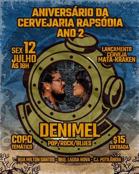 Denimel - Aniversário da Cervejaria Rapsódia Ano 2