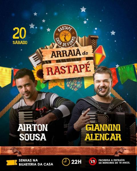 Airton Sousa e Giannini Alencar - Arraiá do Rastapé