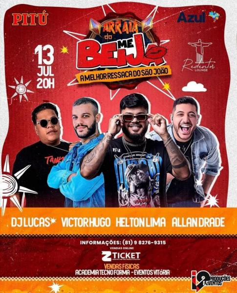 Victor Hugo, Helton Lima, Allan Drade e Dj Lucas - Arraiá do Me Beija