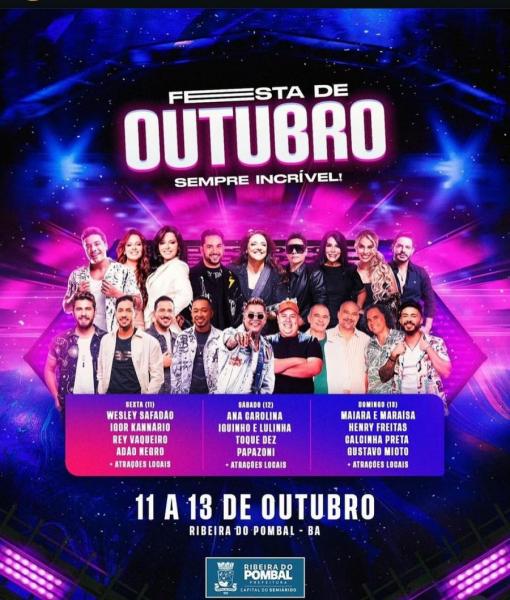 Wesley Safadão, Igor Kannário, Rey Vaqueiro e Adão Negro - Festa de Outubro