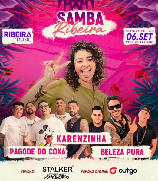 Karenzinha, Pagode do Coxa e Beleza Pura - Samba Ribeira
