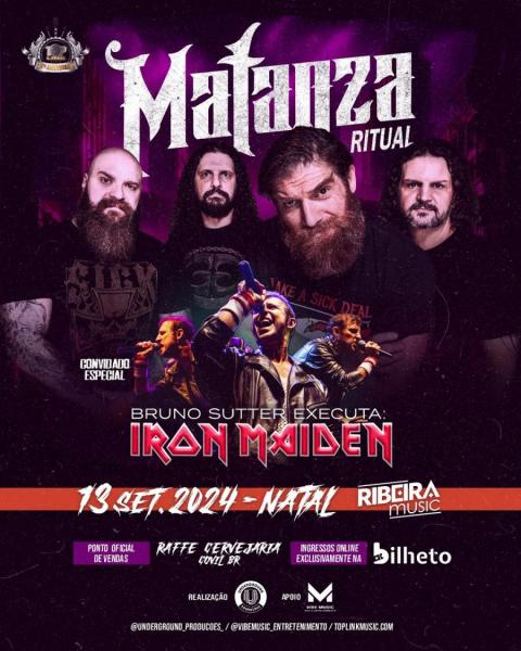 Matanza Ritual e Bruno Sutter executa Iron Maiden