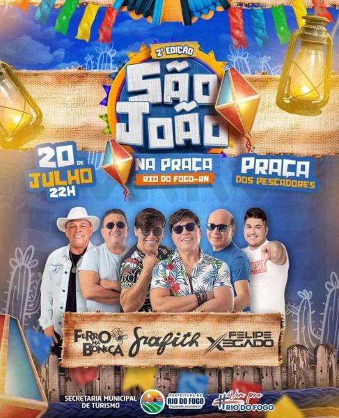 Ferro na Boneca, Banda Grafith e Felipe Xegado - 2º São João na Praça