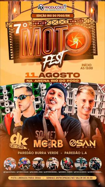 DK Batidão, Mc RB e San & O Swing - 7º Moto Fest