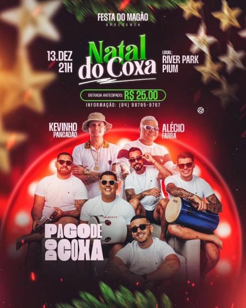 Pagode do Coxa, Kevinho Pancadão e Alécio Farra - Natal do Coxa