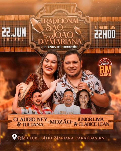 Claudio Ney & Juliana, Mozão e Junior Lima & Clarice Lean - 61º São João da Mariana 2024