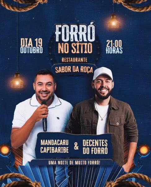 Mandacaru Capibaribe e Decentes do Forró - Forró no Sítio