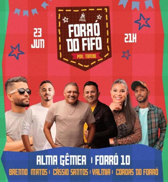 Alma Gêmea, Forró 10, Brenno Matos, Cássio Santos, Valmir e Coroas do Forró