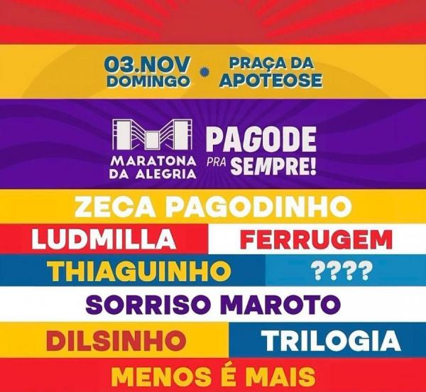 Zeca Pagodinho, Ludmilla, Ferrugem, Thiaguinho, Sorriso Maroto, Dilsinho, Trilogia e Menos é Mais - Maratona da Alegra - Pagode pra Sempre