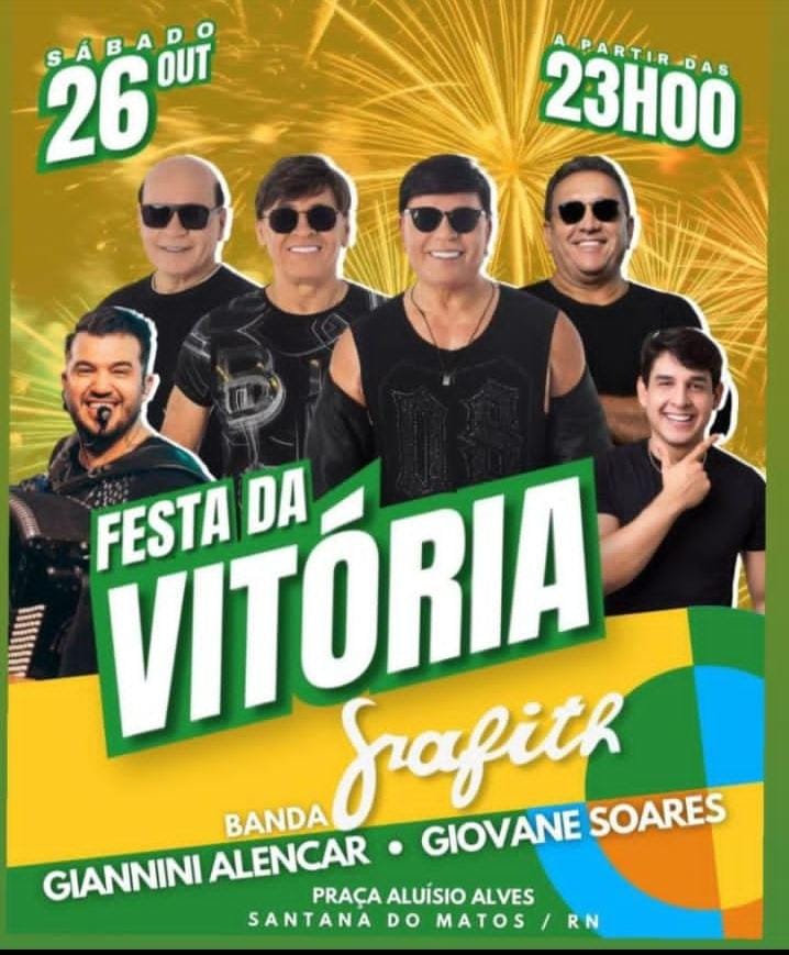 Banda Grafith, Giannini Alencar e Giovane Soares - Festa da Vitória
